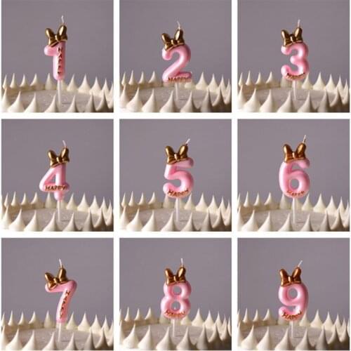 2pcs/set 0-9 Numbers Silicone Lollipop Cookie Mold Chocolate Cake Decorating DIY 667A