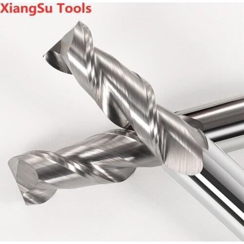 D10-D12mm 2Flutes CNC Milling Cutter Hrc55 Endmill Carbide Cnc Maching Milling Machine Tools for Aluminum use