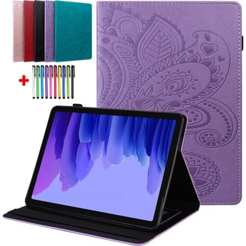 For Lenovo Xiaoxin Pad 11 Case Embossed Flower Butterfly Cover PU Wallet Funda Tablet For Lenovo Tab P11 Case TB-J606F 2020 11"