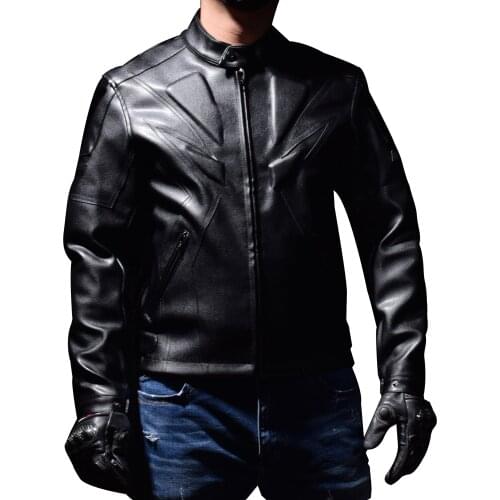 Racing suit winter fall/winter motorcycle suit anti-fall leather PU leather sports jacket motorcycle jacket
