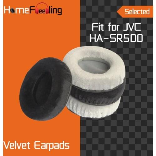 Homefeeling Earpads for JVC HA SR500 Headphones Earpad Cushions Covers Velvet Ear Pad Replacement