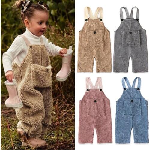 Summer Toddler Kids Boys Girls Jumpsuits Overalls Pants Clothes