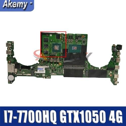 DABKLMB28A0 For ASUS GL503VD FX503V GL503GE GL503V Laptop Motherboard I7-7700HQ GTX1050 4G HM170 DDR4 original 100% tested