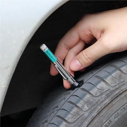 0-25mm Tire Depth Gauge Tread Standard Metric Gage Model Guage 2 Can Choose Y9V7