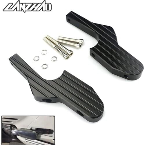 Motorcycle Passenger Foot Peg Joint Back Shift Extend Bracket Extensions for Piaggio Vespa GT GTS GTV 60 125 200 250 300 300ie