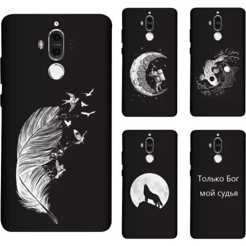Soft Silicone TPU 5.9 inches For Huawei Mate 9 Case Cover Painting Matte Phone Cases For Huawei Mate9 Funda