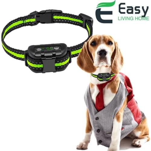 Dog bark shock collar IPX7 Waterproof stop dog barking stopper anti-bark collor for indoor