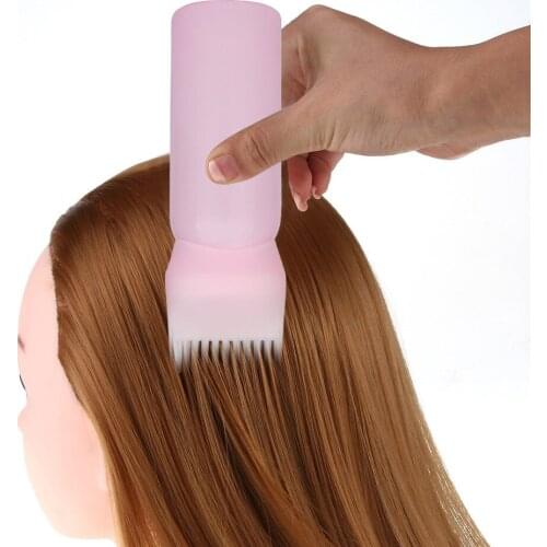 Empty Hair Dye Bottle With Applicator Brush Dispensing Salon Hair Coloring Dyeing Bottles Hairdressing Styling Tool FD