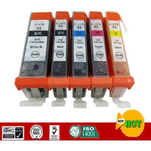 Compatible for PGI170 CLI171 Ink cartridge suit for Canon MG5710 MG6810 MG7710 TS5010 TS6010 TS8010 TS9010 etc