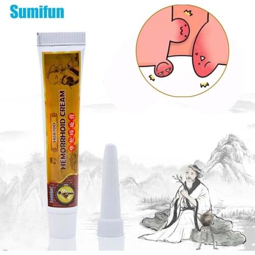 Sumifun 1Pcs 20g Hemorrhoids Ointment Internal and External Anal Fissure Cream Pain Reliving Chinese Herbs Medical Plasters