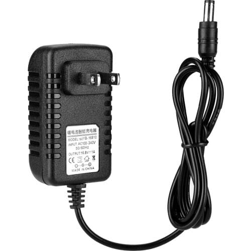 Heat-Resistant 16.8V/1A Li-Ion Charger Adapter 100-240V Input Lithium Charger Adapter​ EU/US Plug Universial