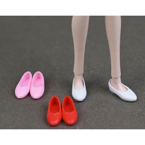 1pair Fashion Flat Shoes For Blythe Dolls Casual Wear Shoes For Licca Doll Mini Shoes For Momoko 1/6 BJD Doll Accessories Toys
