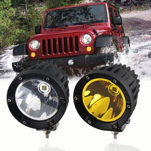 30W Led Work Offroad Light Spot Beam Waterproof Auto Driving Fog Lights for Vehicle 4x4 4WD ATV Truck Boat Spotlight 12V 24V