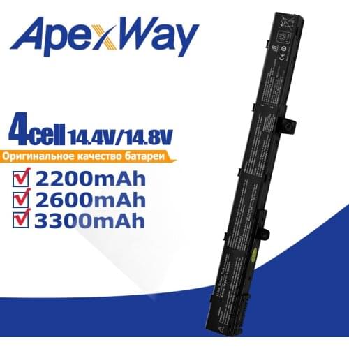 Apexway A41N1308 A31N1319 Laptop Battery For Asus X551 X551C X551M X451 X551 X451C X451CA X551CA Series 0B110-00250100