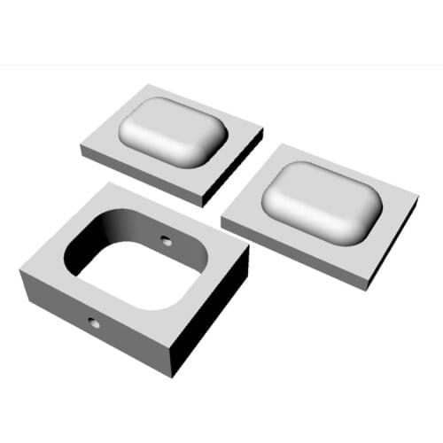 Airpodspro Leather Case Shaping Mold Apple Earphone Protective Shell Vegetable Tanned Leather Cold Pressed To Send Acrylic Board