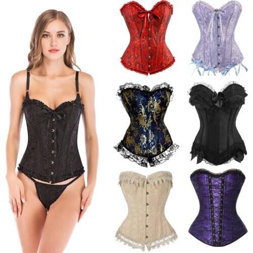 Multi-style Elegant Sexy Waist Trainer Corsets and Halloween Evening Dress Wedding Costume Plus Size Lingerie Overbust Underwear