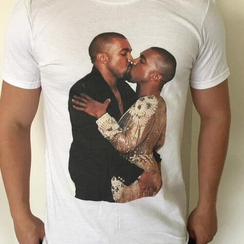 Kanye Kissing Kanye t shirt