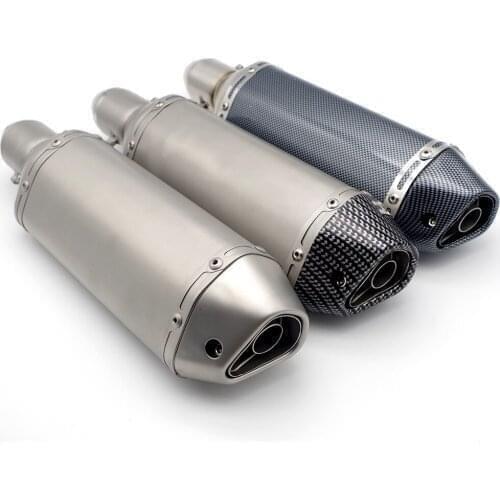 51MM Motorcycle pipe exhaust Moto Motocross Muffler for BMW r1100s s1000xr 310gs k1200rs g310r c600 sport retrovisor r1200gs lc