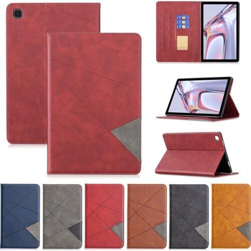 Premium Leather Flip Cover For Funda Samsung Galaxy Tab A7 Case T500 T505 Wallet Stand Tablet Cover For Galaxy Tab A7 2020 Case