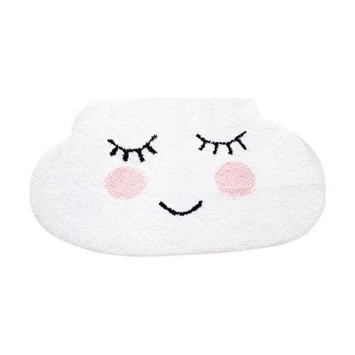 Creative Shy Cloud Cartoon Carpet Bedroom Living Room Entrance Door Mat