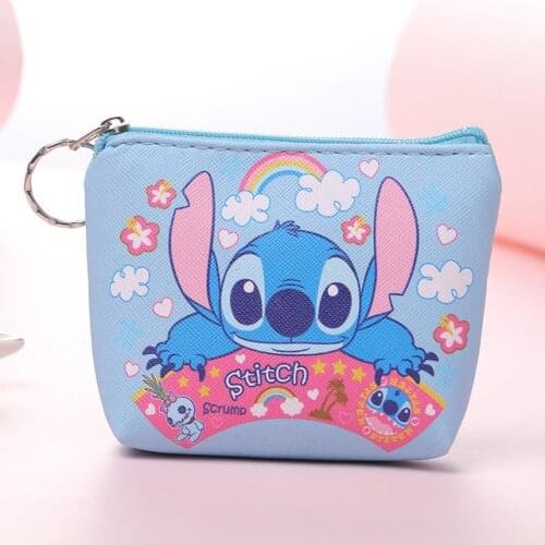 New Disney cute purse coin cartoon frozen elsa Anna princess coin bag Childrens hand snack bag PU bag storage