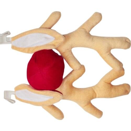 Original 3D Car Sticker Christmas Reindeer Car Decoration Kit Cute Antler Animal Decorative Accessories Party Supplies great