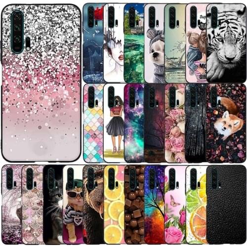 Silicone Case For Huawei Honor 20 Pro Case Soft Tpu Phone Shell Cover For Huawei Honor 20 Pro Fundas Coque Etui Protective Cover