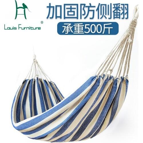 Louis Fashion Outdoor Swings Garden Leisure Double Canvas Indoor University Dormitory Dormitory Camping Chair