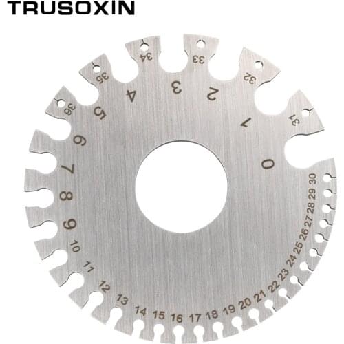 Welding tools Stainless Steel Wire Gauge Weld Diameter Gauge Welding Inspection Inch Measuring Gauges for Measurement Tool