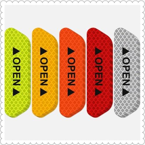 Car OPEN Reflective Tape Warning Mark Notice Bicycle for Honda Accord Urban Element Step REMIX CRV Brio 3R-C