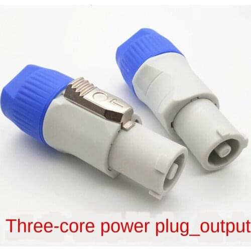 Amplifier Stereo Speaker Three-Core Power Plug 3P Professional Plug Led Large Screen Power Audio Power Socket
