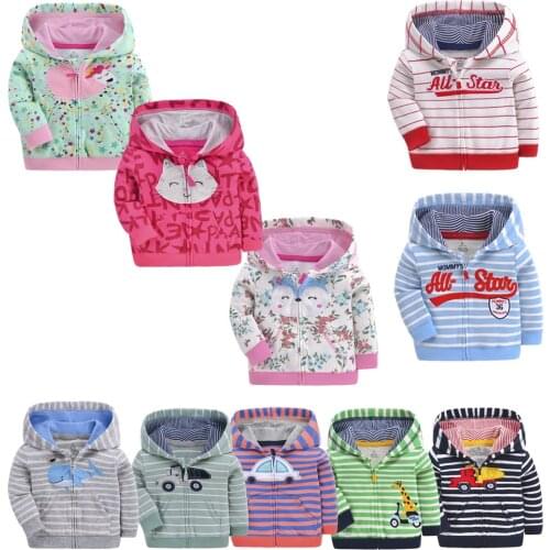 Spring & Autumn Baby Boys Outerwear & Coats Original Toddler Cotton Tops kid jackets for girls Child Hooded clothes
