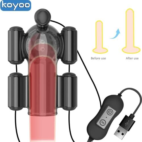 Penis Vibrator Sex Toys for Men Penis Trainer Ring Glans Erotic Toys for Adult 18 Sex Machine Delay Ejaculation Male Masturbator