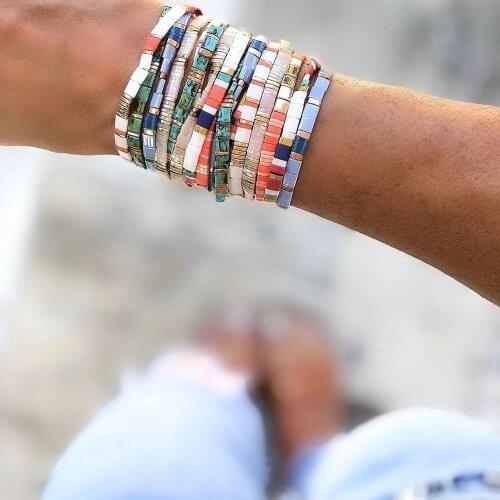 Boho Miyuki Bracelet for Women Jewellery Gift Bracelets Girl Glass Beads Pulseras Femme Summer Beach Jewelry