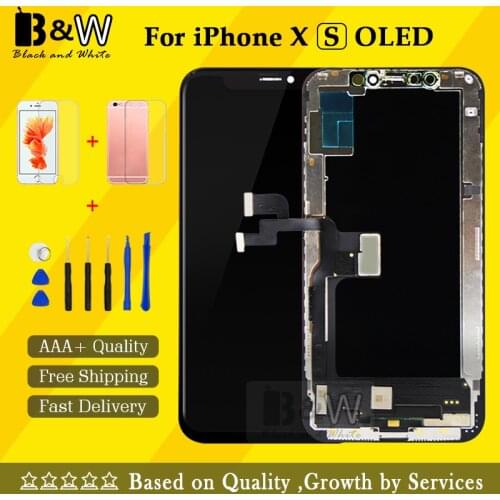 Grade AAA TFT LCD For iPhone X XS XR OLED AMOLED LCD Glass Touch Screen Assembly Replacement All Good Packing
