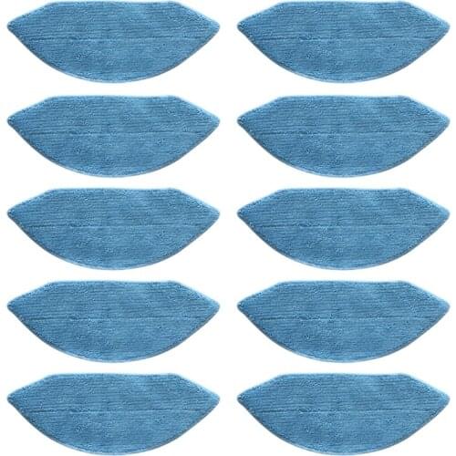 Mop Cloth Pads Rag Set for Ecovacs Deebot U2 DGN22 Vacuum Cleaner Parts Replacement Home Accessories 10Pcs