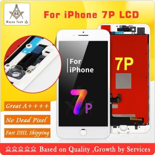 2PCS For Tianma Quality Pantalla For iPhone 7 Plus LCD Screen With Goos 3D Touch Digitizer Display Assembly Free Shipping DHL
