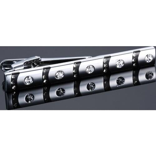 2018 high quality French men tie clip Hand crystal eye styling For Wedding Business Birthday Charm Creative Gifts