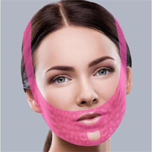 3D Silicone Firming Lift Facial V Shaped Slimming Mask Anti-wrinkle Face Lifting Bandage Belt Massager Skin Beauty Firming Tools