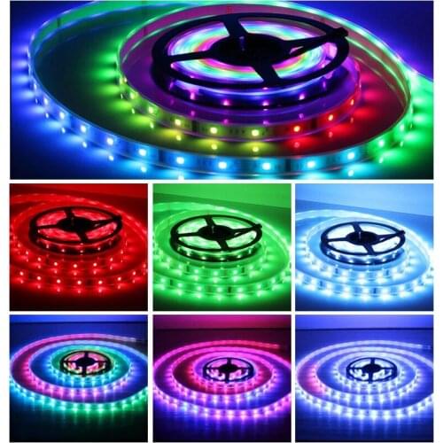 5M WS2801 2801 LED Strip 32 LEDs/M RGB Waterproof Individually Addressable Full Color WS2801 Chip IP67 DC5V
