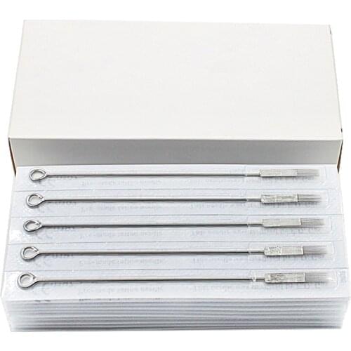 50pcs/box Mixed Lots Disposable Sterilized tattoo needles Round Shader 3RS,5RS,7RS,9RS,11RS,13RS Tattoo Needles