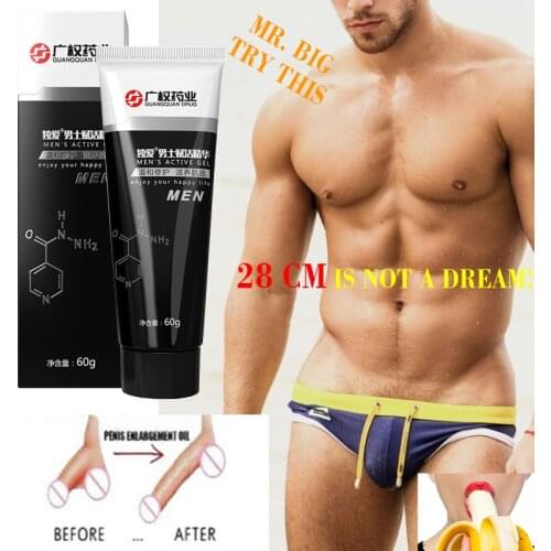 60g male penis enlargement cream increases the size of big cock, massage cream increases erection hardness, adult sex products