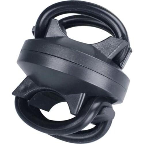 Mountain bike riding accessories equipment lamp clip flashlight fixed lamp holder front lamp holder round 360 degree rotation