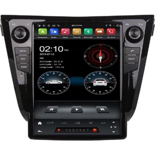 CarPlay 4gb+64gb DSP Tesla Style PX6 12.1" Android 9.0 Car DVD Stereo Radio GPS for Nissan Qashaqi X-TRAIL 2014 2015 2016