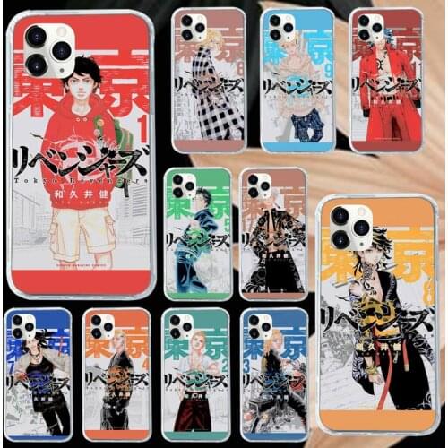 Tokyo-Revengers Japan anime Phone Case for iPhone 11 12 pro XS MAX 8 7 6 6S Plus X 5S SE 2020 XR Luxury brand shell funda coque