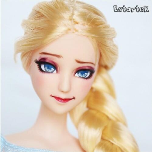 Estartek Customized 1/6 Obitsu Anime Elsa Head Sculpt CA004 for 12inch Action Figure DIY