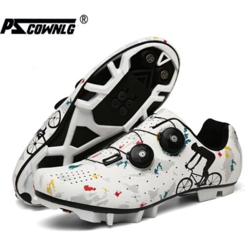 Winter MTB Cycling Shoes Men Outdoor Sports Self-locking Road Bike Sneakers Racing Women Bicycle Shoe Flat Cleat Mountain SPD