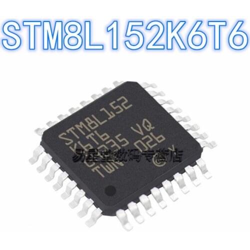 2PCS-20PCS 100% brand new original authentic STM8L152K6T6 QFP-32 8L152K6T6 QFP32 32-bit microcontroller chip 16MHz/32KB flash me
