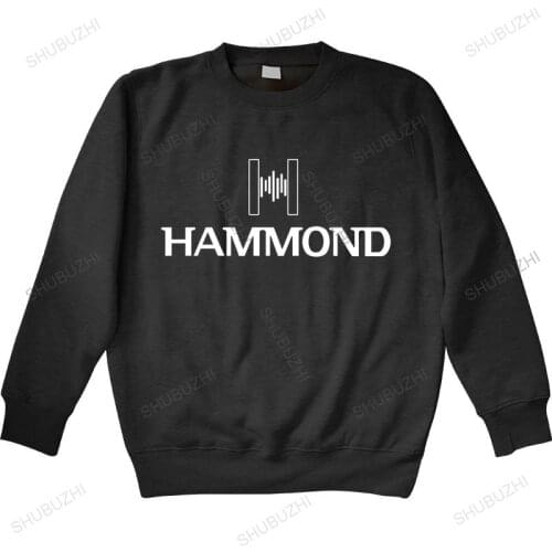 Brand hoodie homme cotton sweatshirt fashion Hammond Logo hoodies | Orgel | Leslie | Keyboard | Analog | Synthesizer