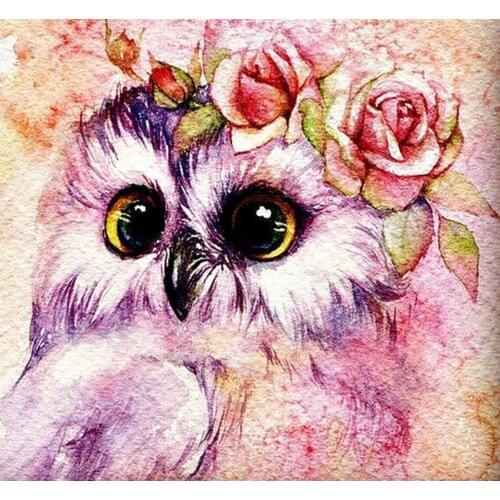 Owls Full Square Mosaic Painting Drill Resin Animal Embroidery 5D Diy Diamond Painting Handmade Cross Stitch Kit Home Crafts
